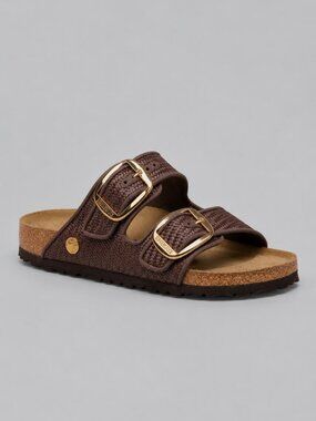 Women's Arizona Big Buckle Raffia Sandals - Raffia Carafe